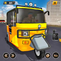 Tuk Tuk Rickshaw Auto Driving logo