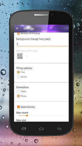 Water Drops Live Wallpaper screenshot 5