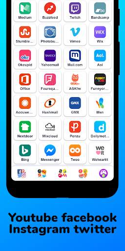 All social media and social networks in one app screenshot 2