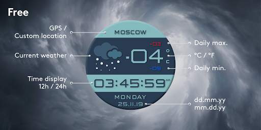 Weather Station Premium Watch Face screenshot 2