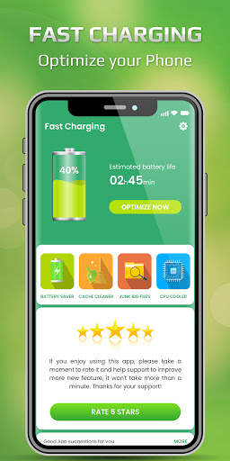 Fast Charging - Battery Saver, Charge Battery Fast screenshot 1