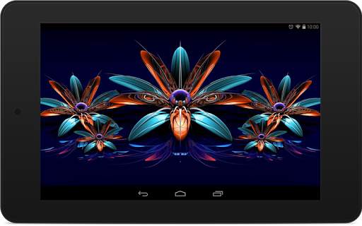 Luminous Flowers Wallpaper screenshot 8