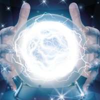 Magic crystal ball logo