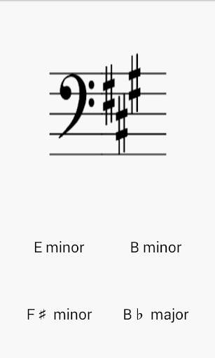 Music Key Signature screenshot 1