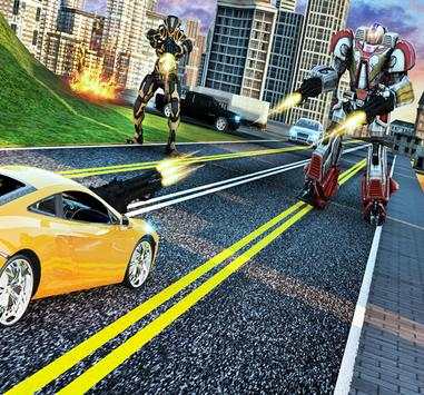 Car Robot Transformer vs War Robot simulator 2019 screenshot 5