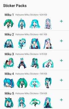 Hatsune Miku Stickers screenshot 1