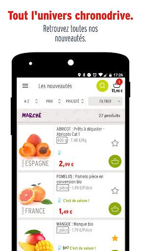 chronodrive - vos courses drive en ligne screenshot 8