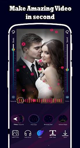 MVbit Particles video maker screenshot 4