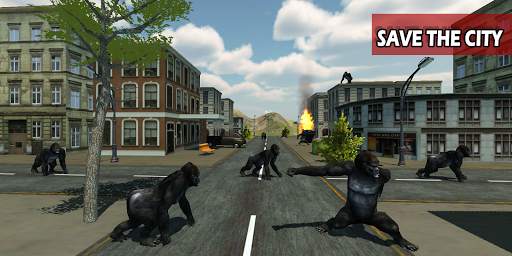 Angry Gorilla City Attack Mission screenshot 1