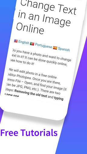 Photo Pea Editor - Free Photo Editor & Courses screenshot 4