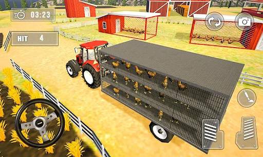 Farming Simulation Modern 22 Tractor screenshot 1