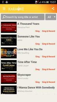 Karaoke Sing and Record screenshot 1