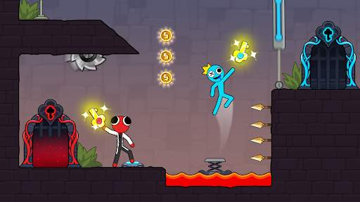 Stickman Red boy and Blue girl screenshot 2