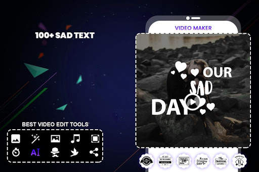 Sad Video Maker with Music screenshot 6