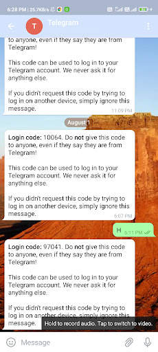 Biogram lite Messenger video call text sms screenshot 2