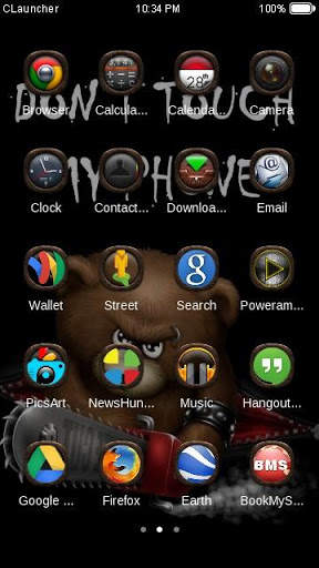 Dont Touch My Phone Theme screenshot 3