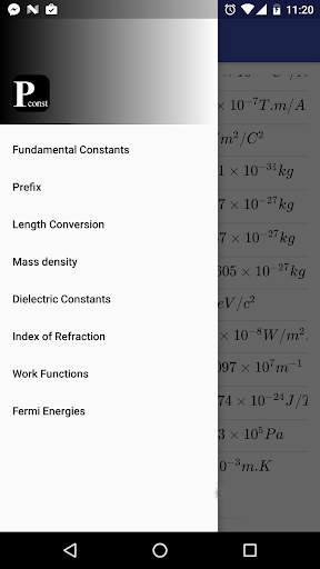 Physics Constants screenshot 1