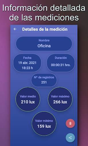 Medidor de Luz Luxómetro screenshot 2