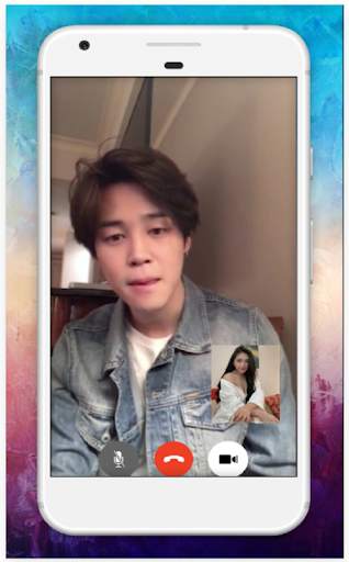Jimin BTS Calling - Fake Video Call and Wallpaper 2 تصوير الشاشة