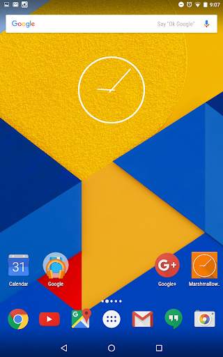 Marshmallow Analog Clock 6.0 screenshot 1