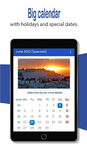 Israel calendar 2023 screenshot 11