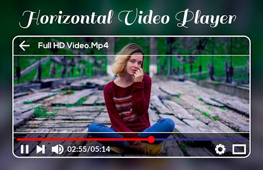 Horizontal Video Player screenshot 1