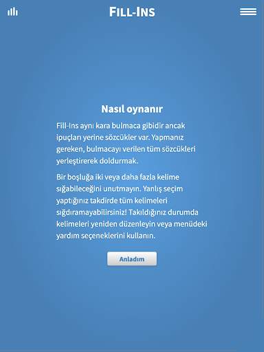 Fill-Ins · Kelime Bulmaca screenshot 10
