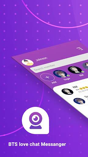 BTS love chat Messenger screenshot 1