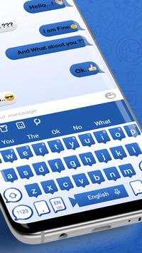 Keyboard Theme for Blue Chat screenshot 2