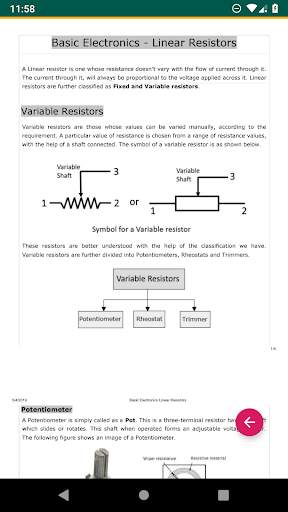 Electronics Tutorial Offline screenshot 3