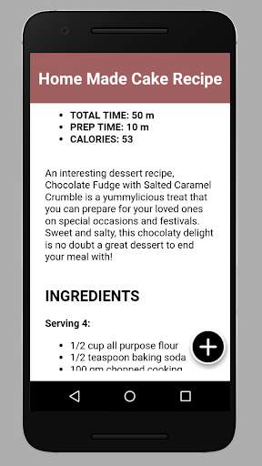 Home Made Cake Recipes screenshot 1