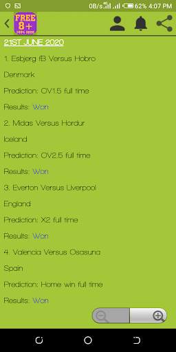 FREE 8+ 100% ODDS screenshot 4