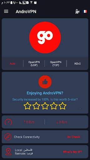 AndroVPN - Fast VPN Proxy & Wifi Privacy Security screenshot 1