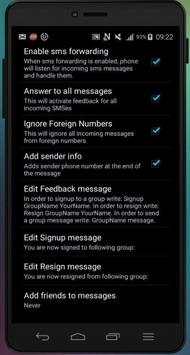 Group sms forwarder screenshot 2