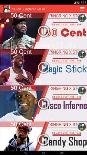 50 Cent - Ringtones For You screenshot 1