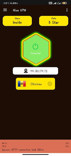 Hive VPN screenshot 2