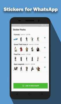 Stickers For WhatsApp - Video Games screenshot 1