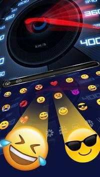 Racing Bike Speedometer Keyboard Theme स्क्रीनशॉट 3