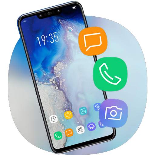 Blue Jade theme one plus 7 hd note 10 launcher 2.0.1