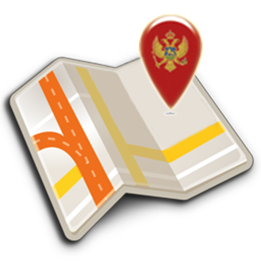 Map of Montenegro offline icon