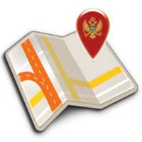 Map of Montenegro offline logo
