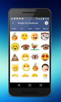 Emojis for facebook screenshot 4
