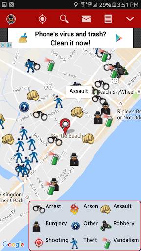 SpotCrime  Crime Map screenshot 2