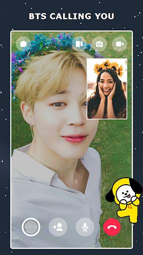 Fake Video Call : B.T.S Call You screenshot 1