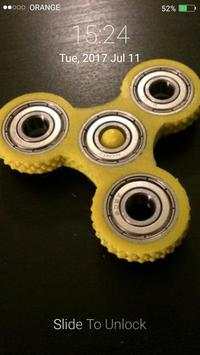Fidget Spinner lock screen wallpaper 4 تصوير الشاشة