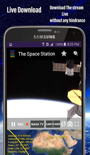 ISS Live Now : Detector | Tracker and Earth View screenshot 8