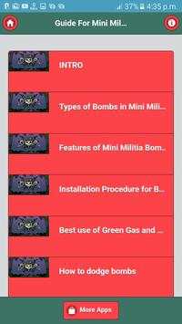 Guide For Mini Militia screenshot 1