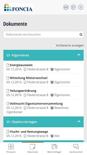 Meine Foncia screenshot 2