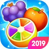 Sweet Fruits Candy Blast : Fruit Burst Bomb 2019 logo