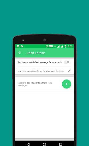 Auto-Reply for W4B screenshot 5